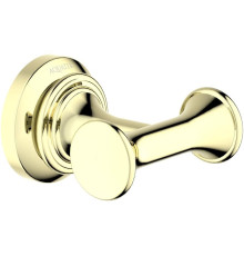 Крючок для ванной двойной Aquatek Классик полированное золото AQ4502PG