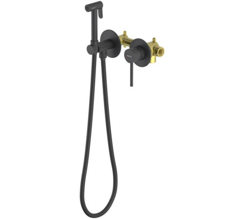 Комплект для гигиенического душа Aquanet Европа AQ1319MB встроенный матовый черный AQ1319MB