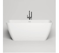 Ванна отдельностоящая Salini Agatha 180х80х66 см S-Stone белый матовый 100221M