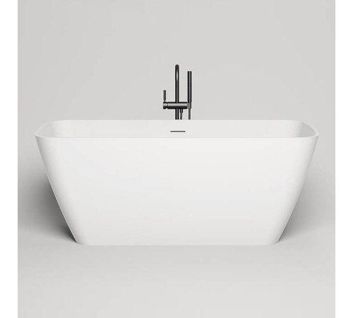 Ванна отдельностоящая Salini Agatha 180х80х66 см S-Stone белый матовый 100221M