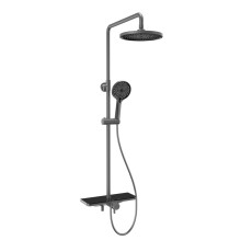 Душевая система Texo AQM8002G со смесителем Cold Start серый AQM8002G