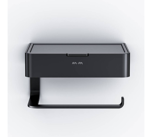 Держатель для туалетной бумаги с отделением AM.PM Inspire V2.0 черный матовый A50A341522
