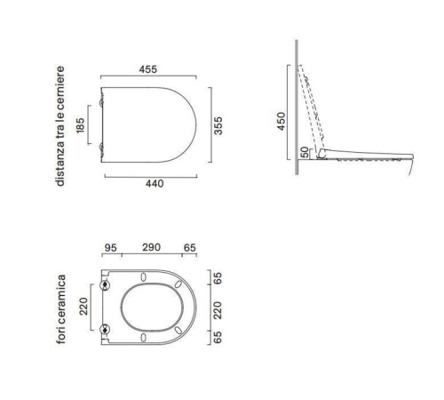 Сиденье для унитаза Catalano Sfera/Zero BASIC с микролифтом белый глянцевый 0551300001