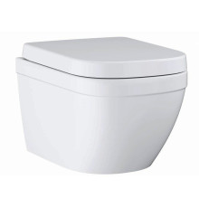 Унитаз подвесной GROHE Euro Ceramic комплект с сиденьем микролифт 39554000