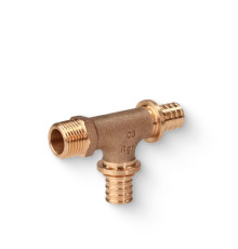 Тройник REHAU RAUTITAN RX+ с наружной резьбой 20-R 1/2-20 1507903