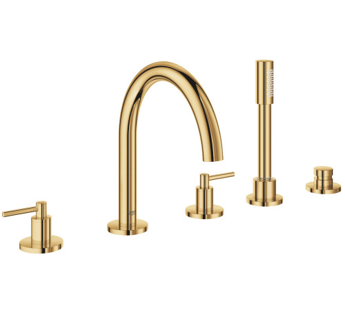 Смеситель для ванны на 5 отверстий Grohe Atrio холодный рассвет 19922GL3