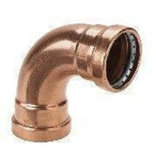 Угольник 90° Viega Profipress XL с SC-Contur 64 мм медь 577681