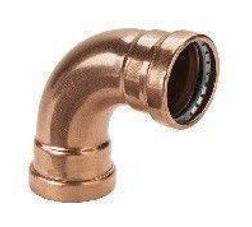 Угольник 90° Viega Profipress XL с SC-Contur 64 мм медь 577681