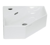 Умывальник угловой Creavit Line 35 белый WB.CR/Line/35-C/WHT.G/S1