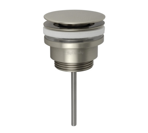 Донный клапан для раковины Splendy Click-Clack 1 1/4 универсальный никель брашированный AA3071ORMNB