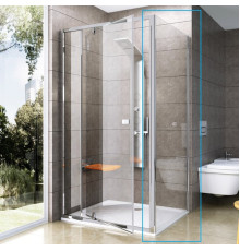 Душевая стенка RAVAK Pivot PPS-100 100 см профиль белый витраж Transparent 90GA0100Z1