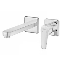 Смеситель для раковины настенный TOPAZ NIOBE на 2 отверстия (внешняя часть) 102167613EX-KK