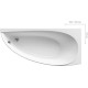Ванна акриловая асимметричная RAVAK Avocado 150x75 см R белая CS01000000