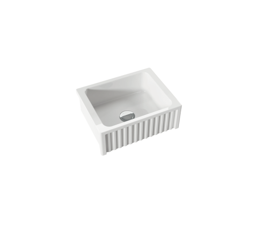 Раковина кухонная Kerasan Hannah Hampshire 60x47x22 см без отверстия белый 546001