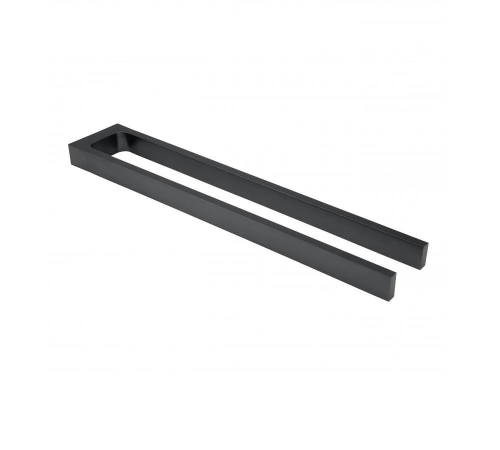 Полотенцедержатель двойной KEUCO EDITION 11 неповоротный 450 мм хром черный шлифованный 11118130000