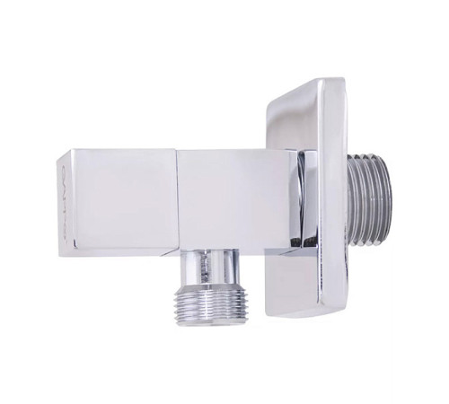 Кран шаровой для сантехприборов Gappo угловой 1/2 х 1/2 хром G244