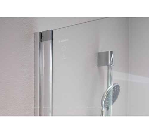 Шторка для ванны Aquanet Beta 4 1220x1400 мм прозрачное стекло петли хром NF6222-hinge
