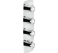 Смеситель термостатический для ванны TopZero Sofi 3 выхода внешняя часть SI98103CR