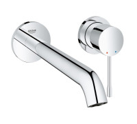 Смеситель для раковины настенный GROHE Essence L-Size на 2 отверстия хром 19967001