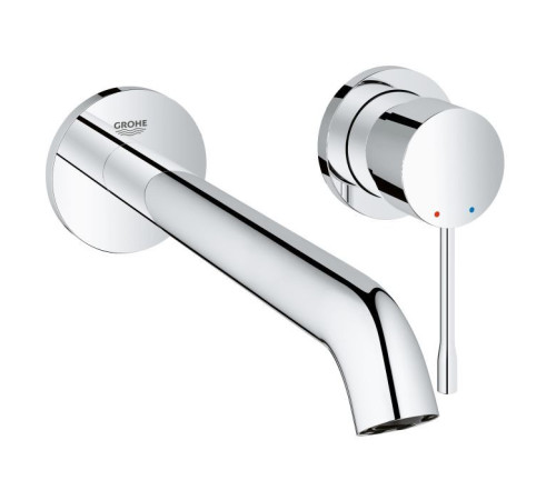 Смеситель для раковины настенный GROHE Essence L-Size на 2 отверстия хром 19967001