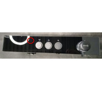 Душевая система с термостатом AQUAMET AQM8005B Ø225/130 мм черный AQM8005B
