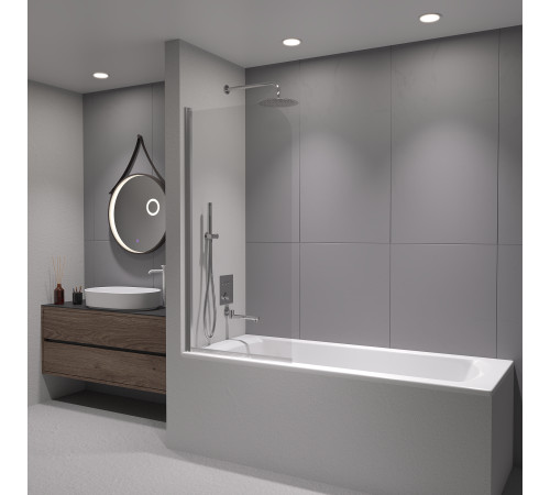 Шторка на ванну RGW Screens SC-109 800х1500 мм прозрачное стекло 411110908-11