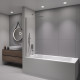 Шторка на ванну RGW Screens SC-109 800х1500 мм прозрачное стекло 411110908-11