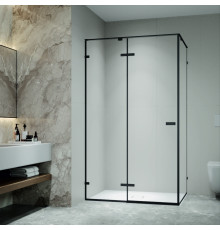 Душевой уголок RGW SV-040B 1000x900 мм черный прозрачное стекло 353204009-14