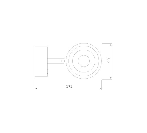 Настенный светильник Oriol LED белый MRL LED 1018