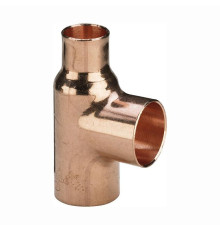 Тройник переходный Viega 22x15x15 мм медь 101725