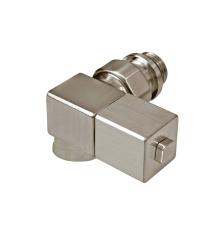 Вентиль вертикального подключения SR Rubinetterie Esedra 1/2 левый никель матовый 0607-1500NS00