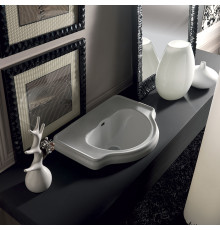 Раковина Kerasan Retro 62х45.5 см без отверстий белая 103001