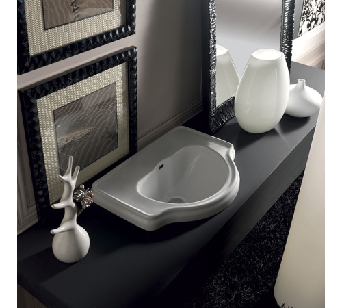 Раковина Kerasan Retro 62х45.5 см без отверстий белая 103001