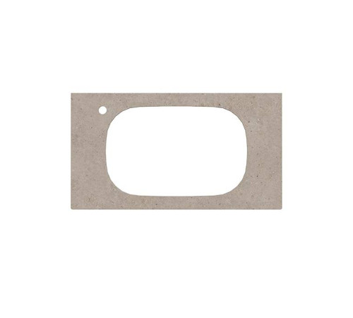 Столешница Kerama Marazzi Magica Риккарди 90 см для встраиваемых раковин 1 отверстие бежевый матовый MA.2.1.SG540620R\90