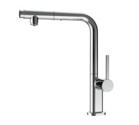 Смеситель для кухни AQUAme Cucina с выдвижным L-изливом и каналом фильтра AQM9903CR