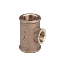 Тройник бронзовый Viega 3/4x1/2x3/4 ВВВ переходной 264468