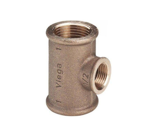 Тройник бронзовый Viega 3/4x1/2x3/4 ВВВ переходной 264468