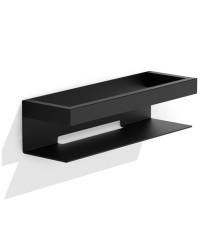 Полка для душа Decor Walther Brick 30х9.5х8 см подвесная черный матовый 0651560