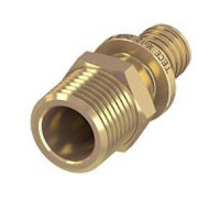 Соединение прямое с ниппелем TECE TECEspring AX 16х1/2 латунь 765502S