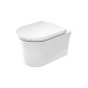 Унитаз подвесной Duravit White Tulip 37x54 см безободковый HygieneGlaze белый 2576092000