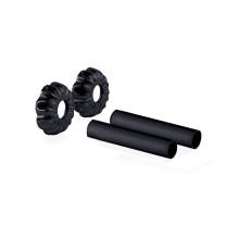 Комплект декоративных трубок SR Rubinetterie Old Style L70 x Ø18-20-1/2 чёрный матовый 0497-1500V07S