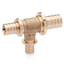 Тройник REHAU RAUTITAN RX 32-25-25 бронза 13777461001
