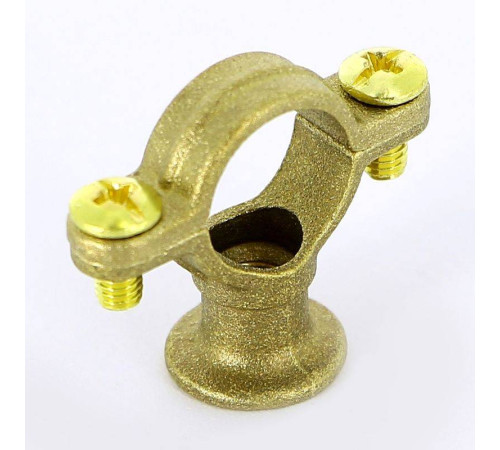 Хомут для труб декоративный Walraven BIS M6 15 мм латунь 0828015