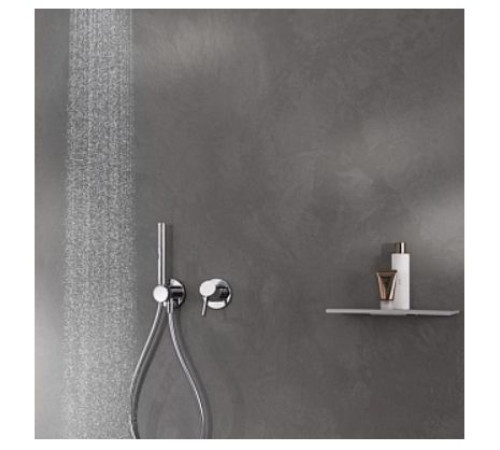 Душевой комплект KEUCO IXMO с квадратным верхним душем и смесителем хром 59603 010002