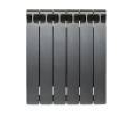 Радиатор биметаллический Rifar Monolit 500 6 секций боковое подключение rm50006 ant DB703