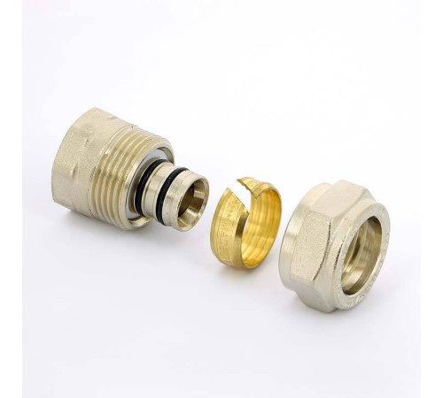 Муфта обжимная никелированная Uni-Fitt 20x1/2 ВР 661N7200