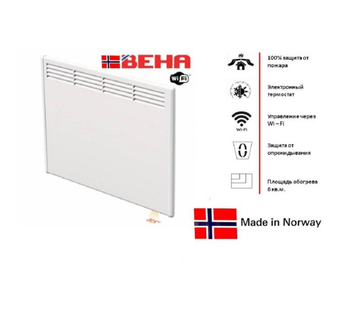 Конвектор электрический Beha PV6 Wi-Fi 600 Вт PV6