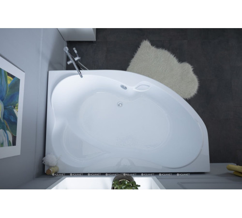 Ванна акриловая Aquanet Capri 170x110 R правая с каркасом 00205387