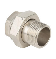 Разъемное соединение Gappo G2226 латунное никелированное ВР/НР 3/4 G2226