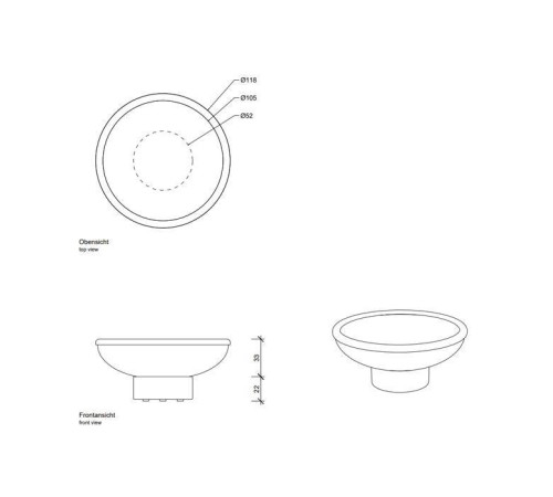 Мыльница настольная Decor Walther Crack STS стекло хром 0932900